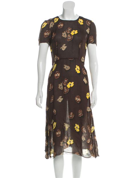 prada silk dress